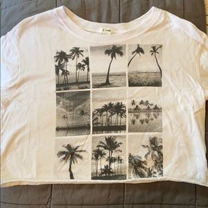 Graphic crop top